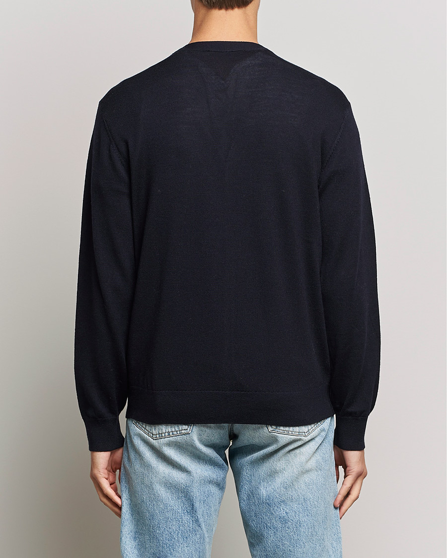 Herre | Gensere | A Day's March | Oca Merino Cardigan Navy