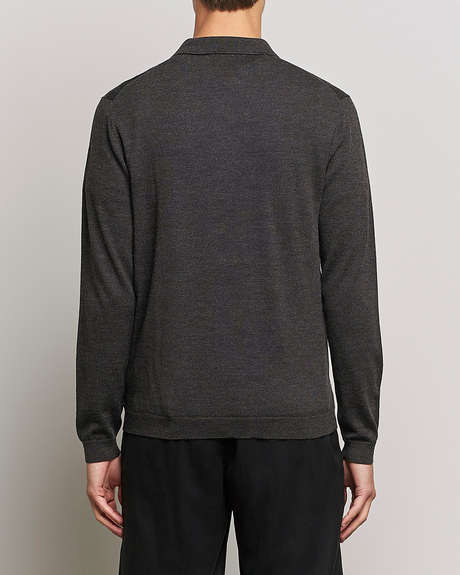 Herre | Gensere | A Day's March | Ambroz Merino Polo Java Brown