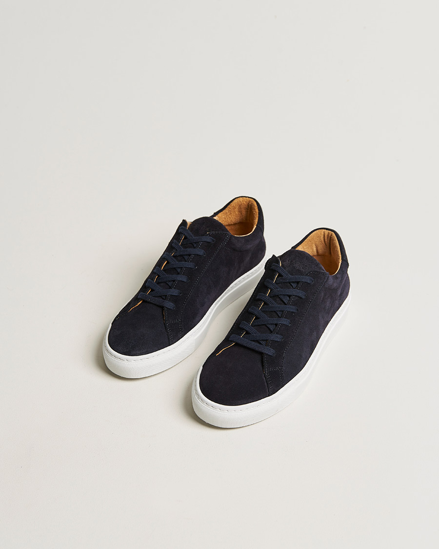 Herre |  | A Day's March | Suede Marching Sneaker Navy