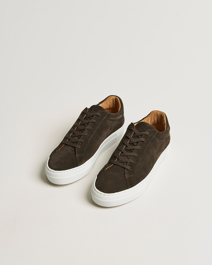 Herre | A Day's March Marching Sneaker Platform Suede Chocolate | A Day's March | Marching Sneaker Platform Suede Chocolate