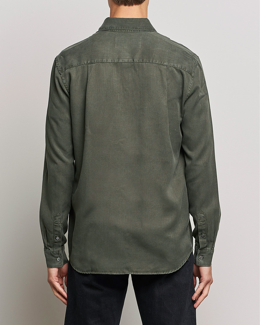 Herre | Skjorter | A Day's March | Daintree Tencel Shirt Olive