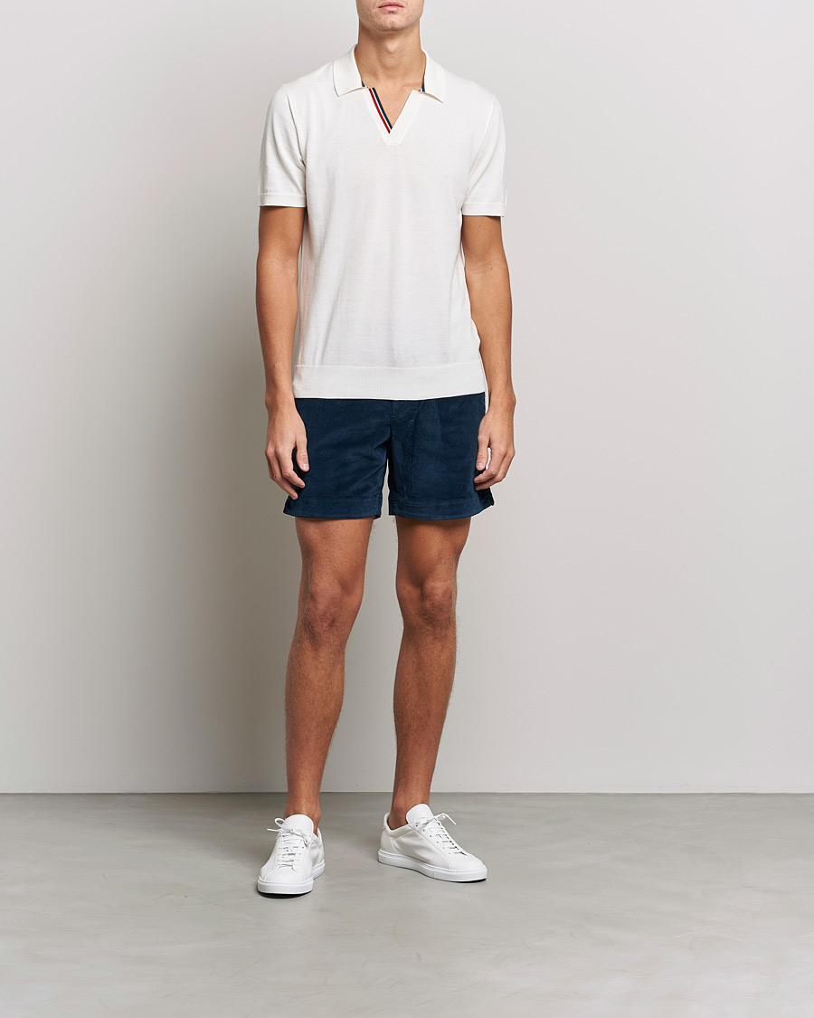Herre | Pikéer | Orlebar Brown | Horton OB Tipping Organic Cotton Polo Cloud