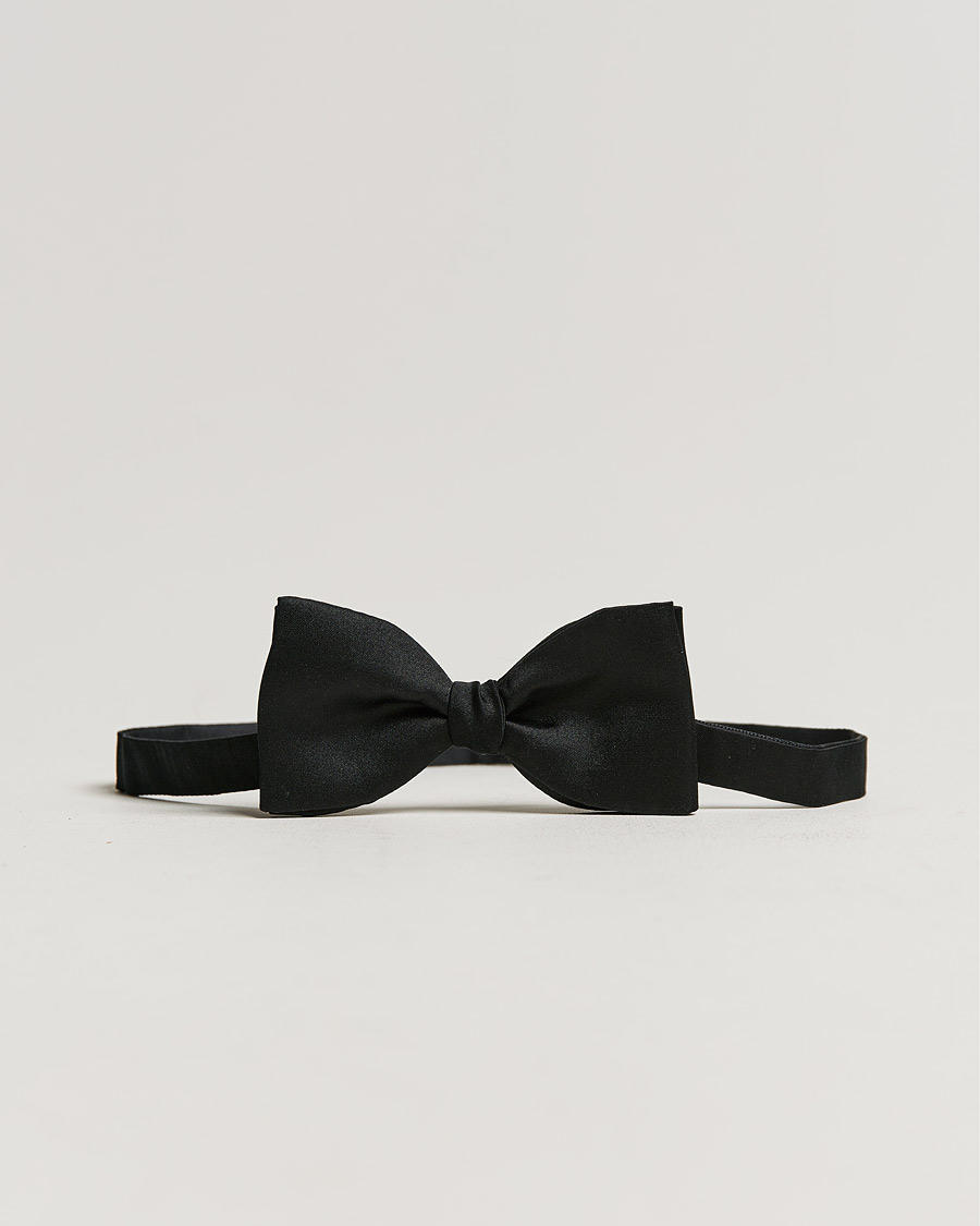 Herre | Sløyfer | Stenströms | Pre-Tied Silk Bow Tie Black