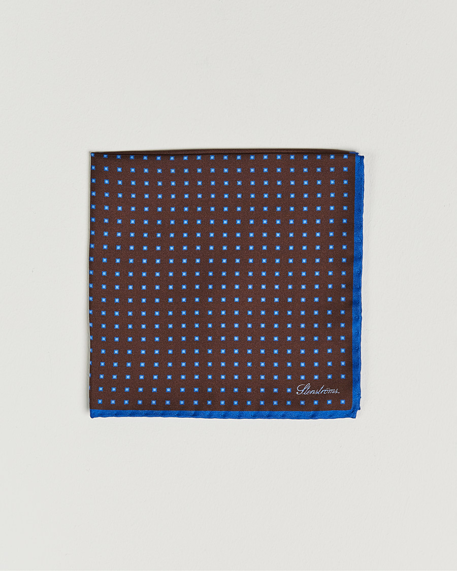 Herre | Lommetørklær | Stenströms | Silk Handkerchief Wine