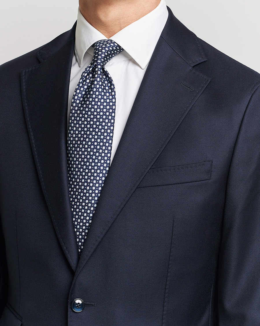 Herre | | Stenströms | Silk Tie Dark Blue