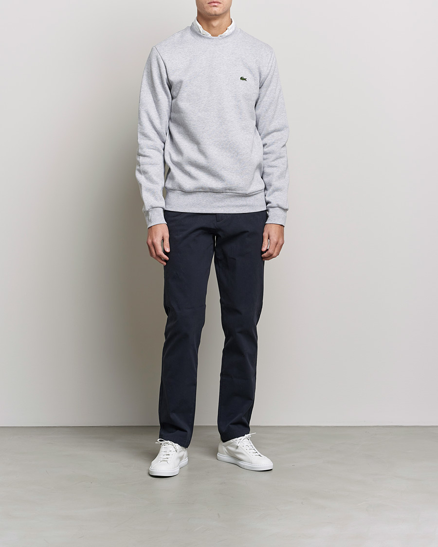 Herre | Gensere | Lacoste | Crew Neck Sweatshirt Silver Chine