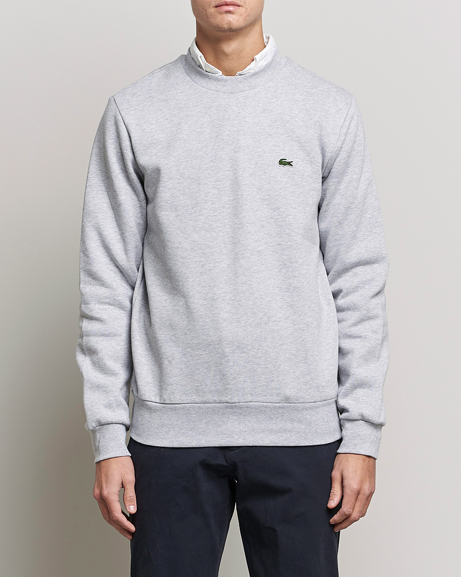 Herre | Klær | Lacoste | Crew Neck Sweatshirt Silver Chine