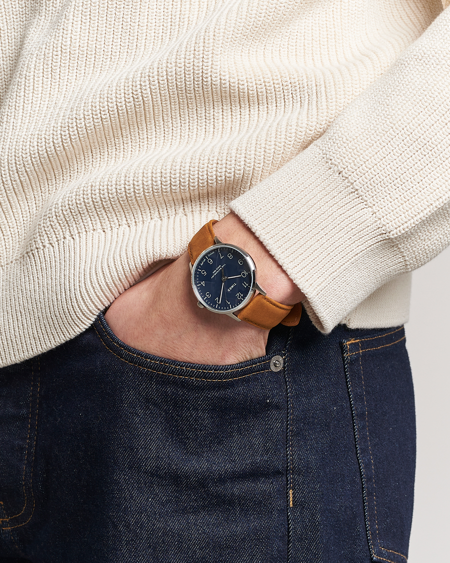 Herre | Skinnrem | Timex | Waterbury Classic 40mm Blue Dial