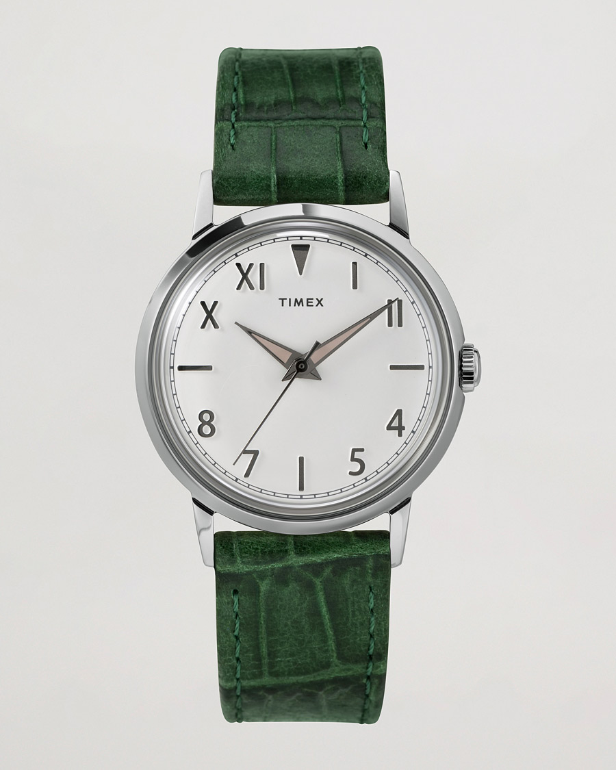 Herre | Oppbevaring klokker | Timex | Marlin Hand-Wound 34mm White Dial