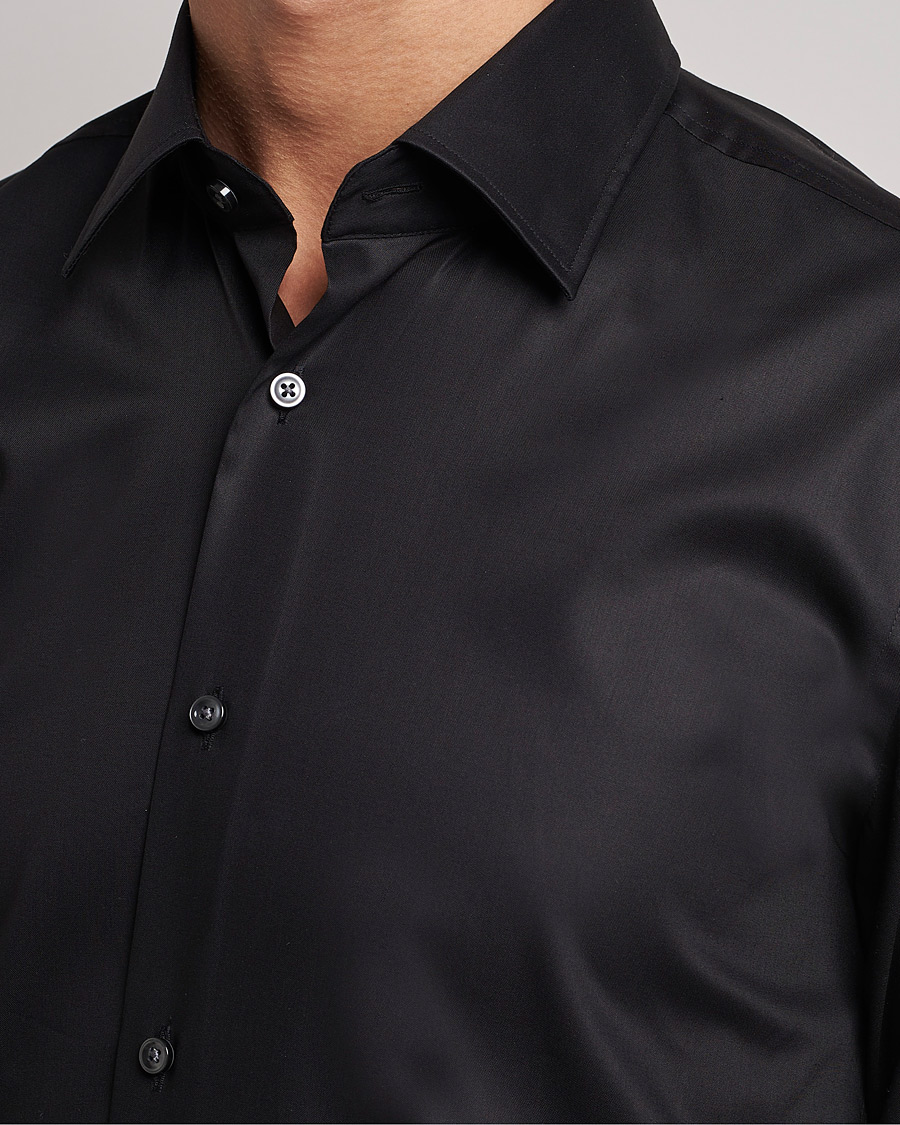 Herre | Skjorter | BOSS BLACK | Hank Slim Fit Shirt Black