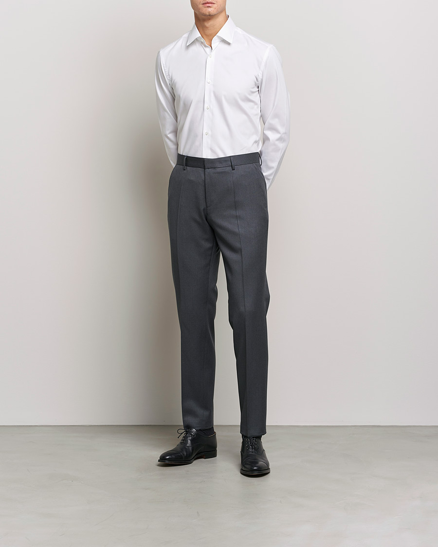Herre | Formelle | BOSS | Hank Slim Fit Shirt White