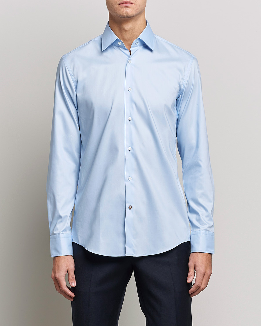 Herre | Formelle | BOSS BLACK | Hank Slim Fit Shirt Light Blue