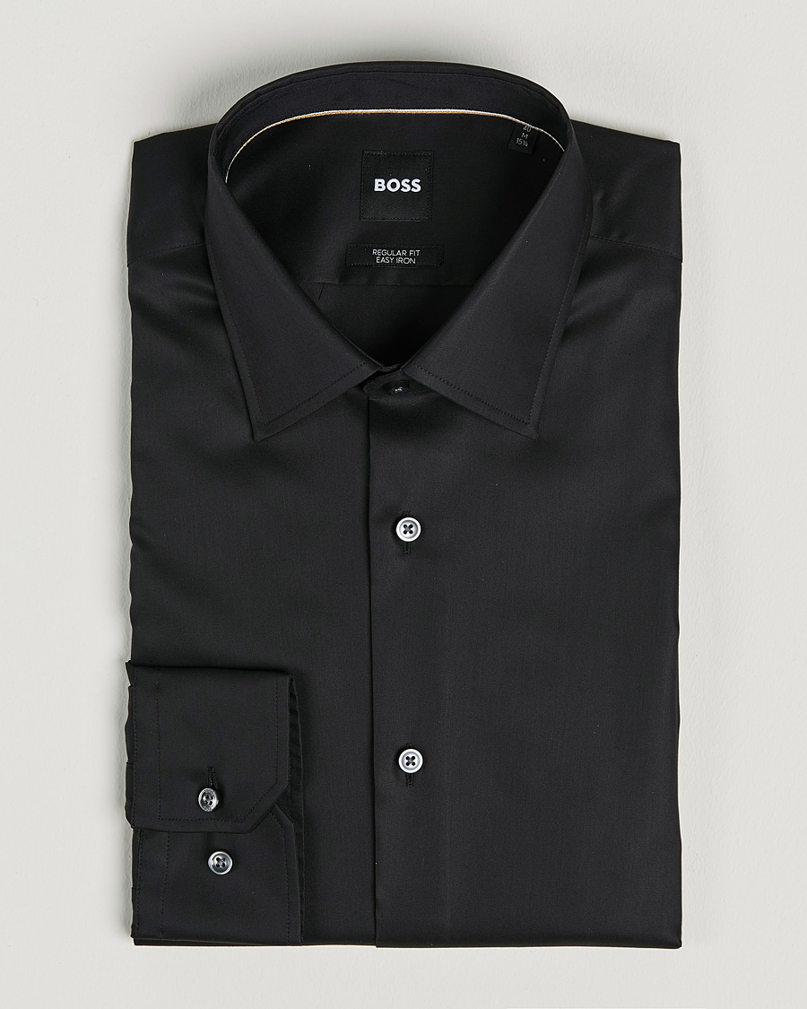 Herre | Businesskjorter | BOSS BLACK | Joe Regular Fit Shirt Black