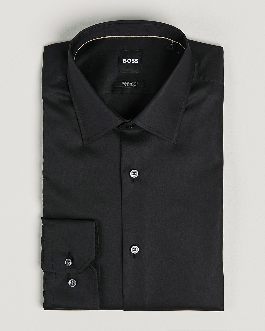 Herre | Skjorter | BOSS BLACK | Joe Regular Fit Shirt Black