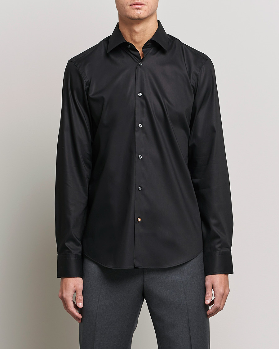 Herre | Businesskjorter | BOSS BLACK | Joe Regular Fit Shirt Black