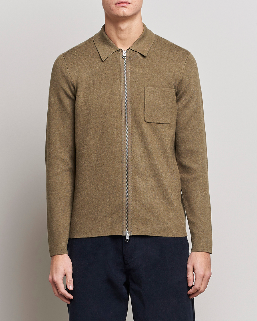 Herre | Gensere | Samsøe Samsøe | Samsøe & Samsøe Guna Full Zip Stone Grey