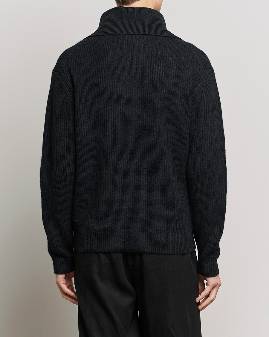 Herre | Gensere | Samsøe Samsøe | Samsøe & Samsøe Logan Zip Turtle Neck Black