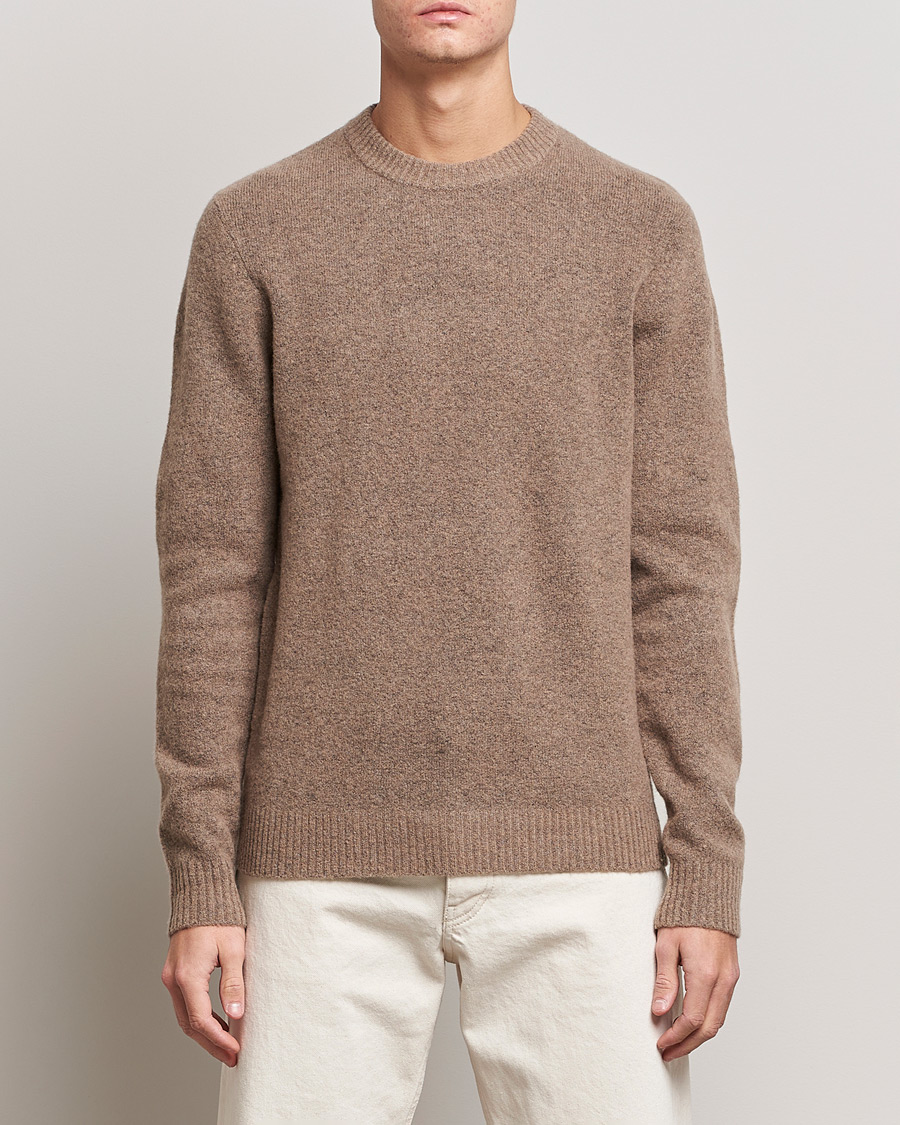 Herre | Gensere | Samsøe Samsøe | Samsøe & Samsøe Butler Yak Crew Neck Stone Grey