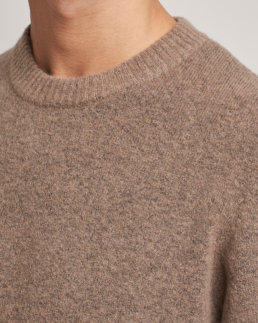 Herre | Gensere | Samsøe Samsøe | Samsøe & Samsøe Butler Yak Crew Neck Stone Grey