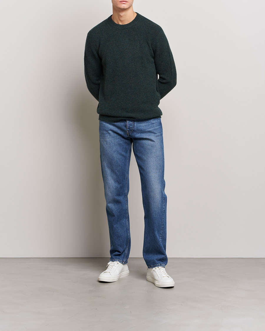 Herre | Gensere | Samsøe Samsøe | Samsøe & Samsøe Butler Yak Crew Neck Rain Forest