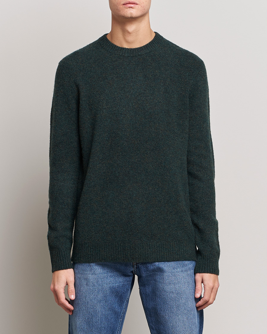 Herre | Gensere | Samsøe Samsøe | Samsøe & Samsøe Butler Yak Crew Neck Rain Forest