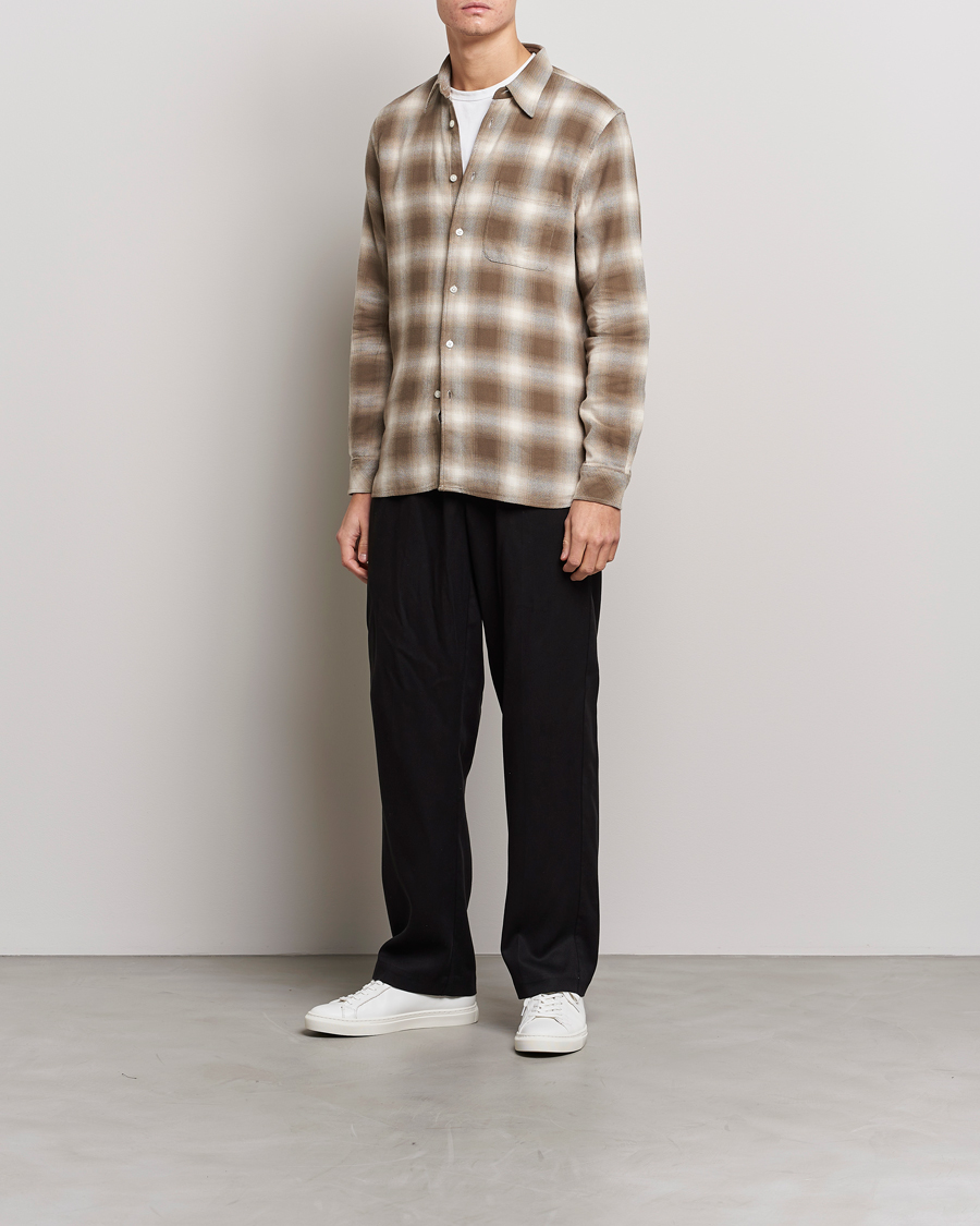 Herre | Skjorter | Samsøe & Samsøe | Liam Organic Cotton Shirt Stone Gray