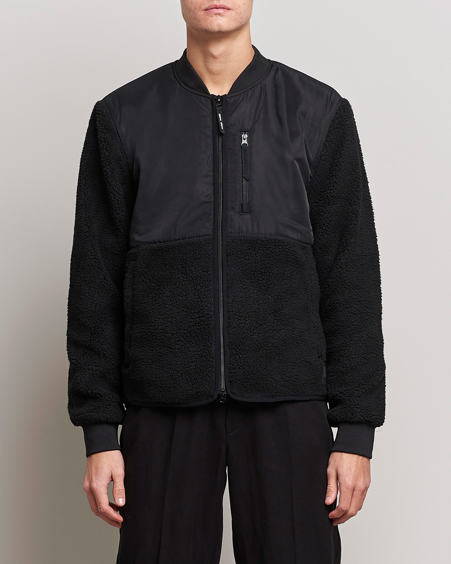 Herre | Gensere | Samsøe Samsøe | Samsøe & Samsøe Rasmus Fleece Full Zip Black