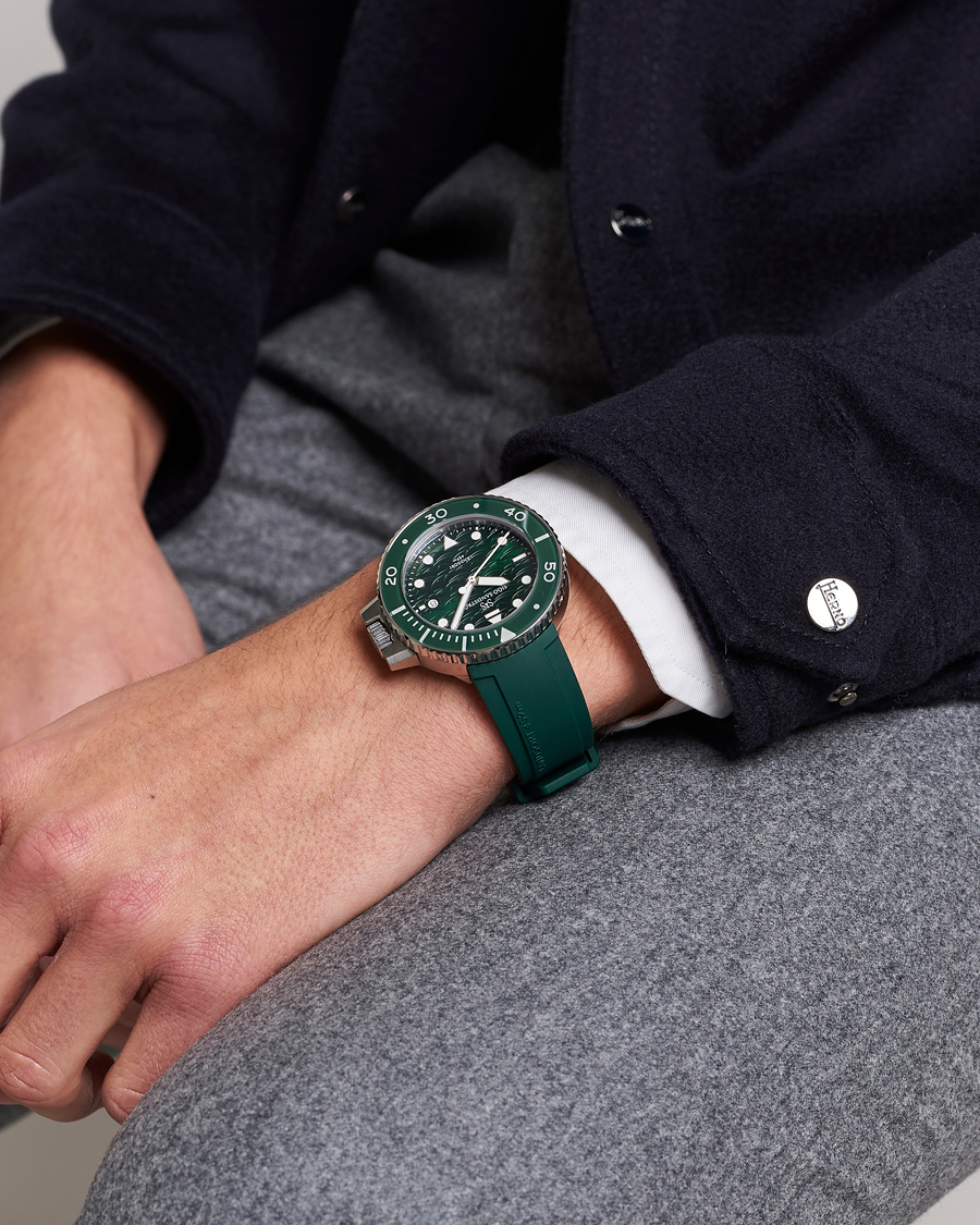 Herre | Fine watches | Sjöö Sandström | Landsort 459m Green