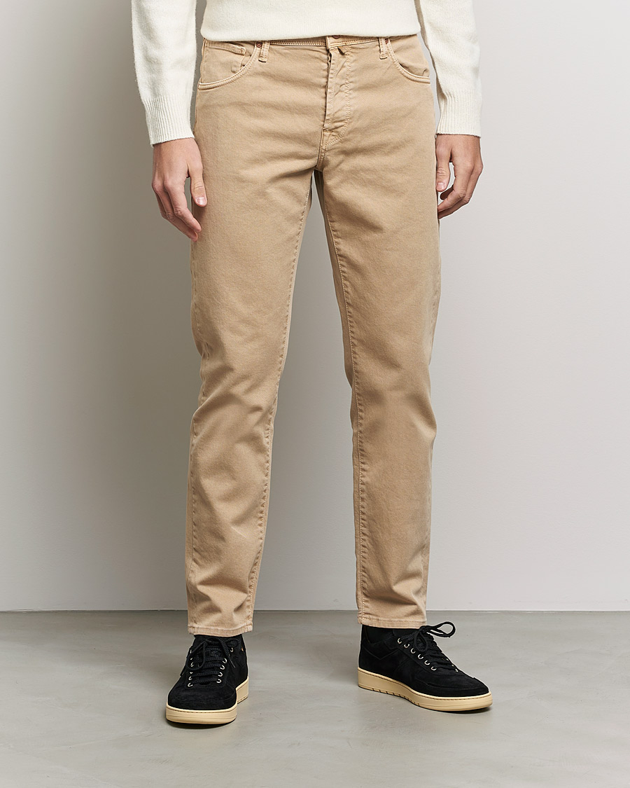 Herre | | Incotex | Bull Denim 5-Pocket Pants Beige