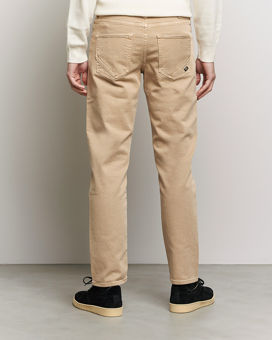 Herre | Bukser | Incotex | Bull Denim 5-Pocket Pants Beige