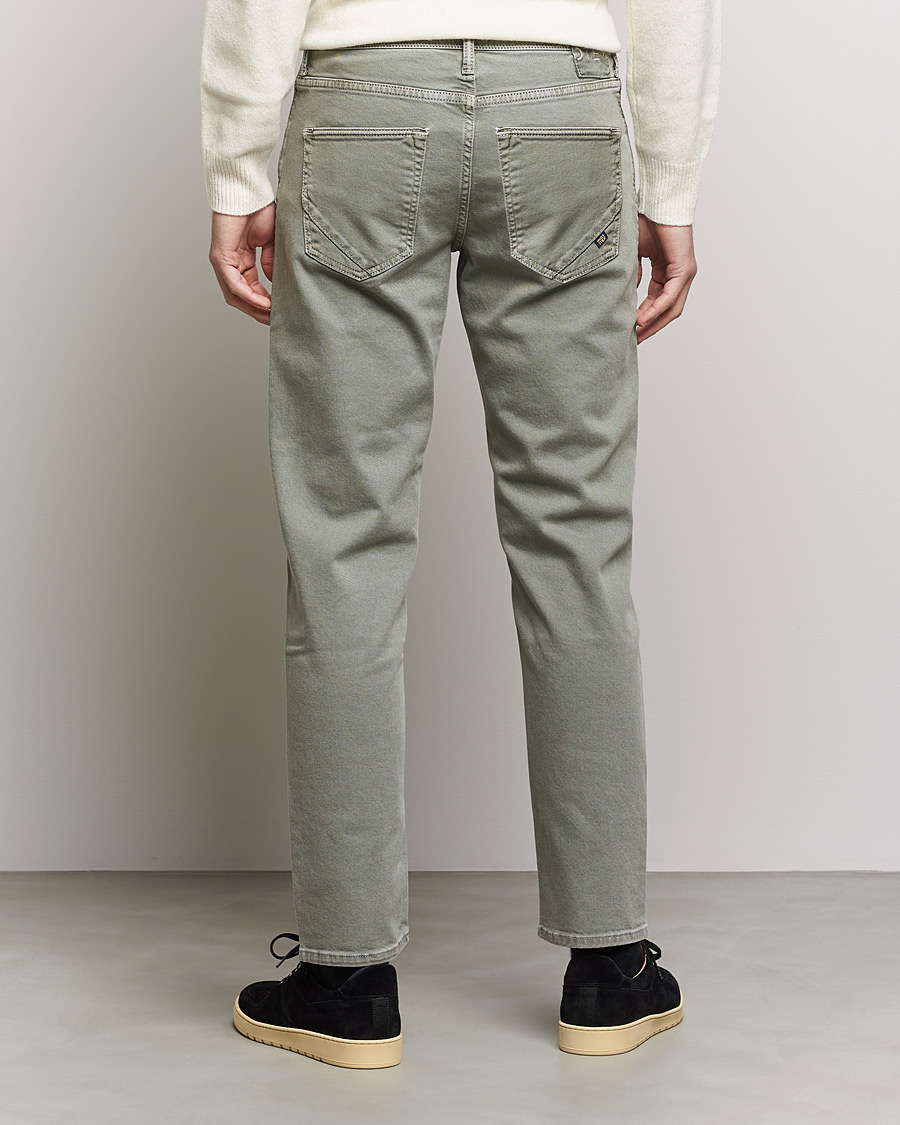 Herre | Bukser | Incotex | Bull Denim 5-Pocket Pants Green