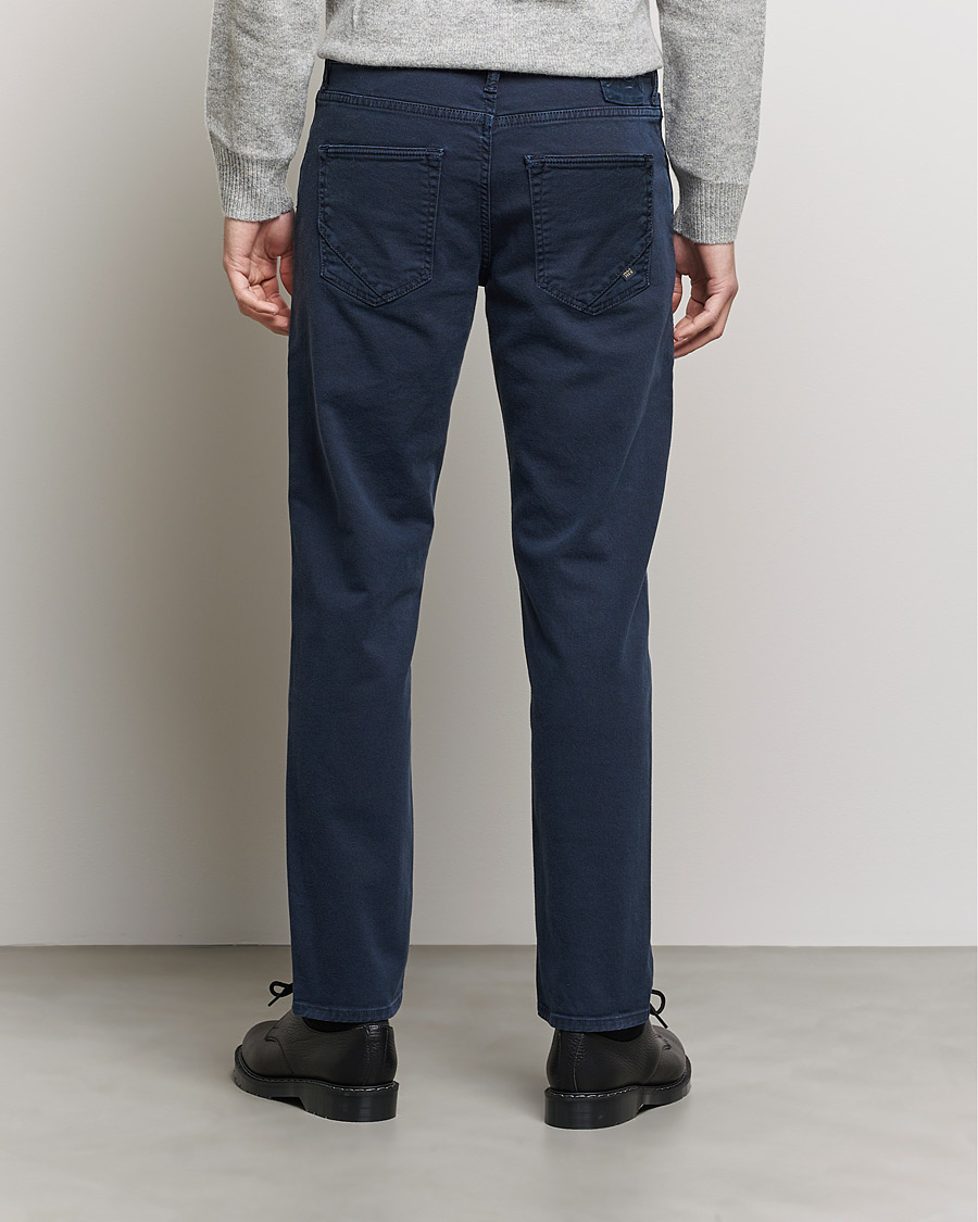Herre | Bukser | Incotex | Bull Denim 5-Pocket Pants Navy