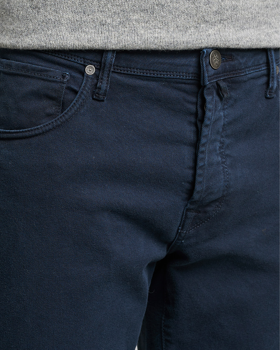 Herre | Bukser | Incotex | Bull Denim 5-Pocket Pants Navy