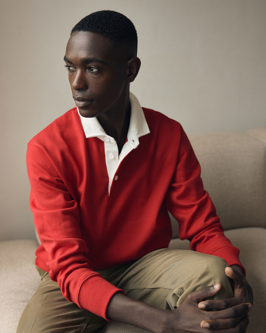 Herre | Gensere | Rowing Blazers | Ametora Dad Rugby Scarlet