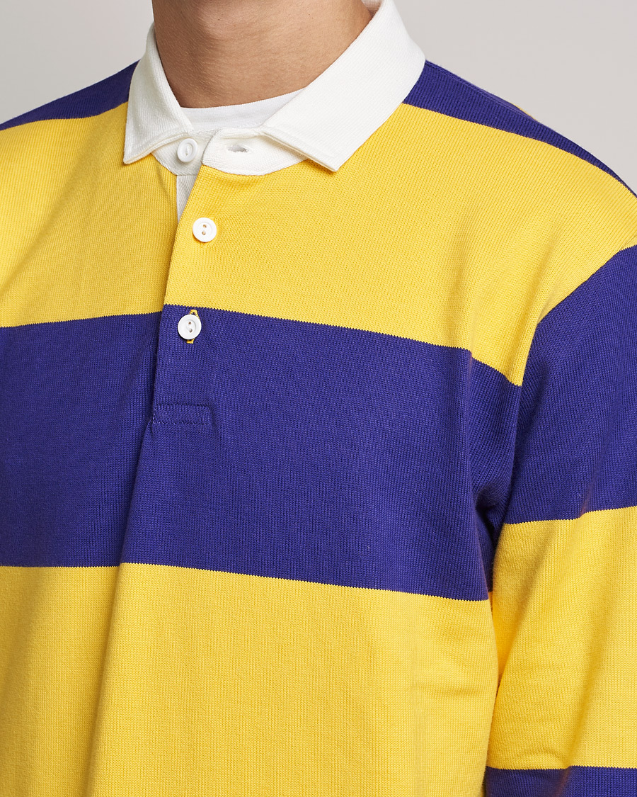 Herre | Gensere | Rowing Blazers | Horizontal Stripe Rugby Gold/Purple