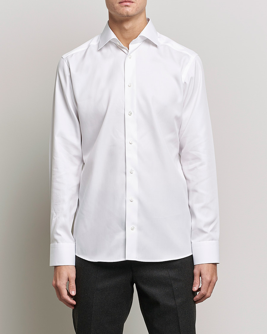 Herre | Skjorter | Eton | Giza 45 Cotton Shirt White