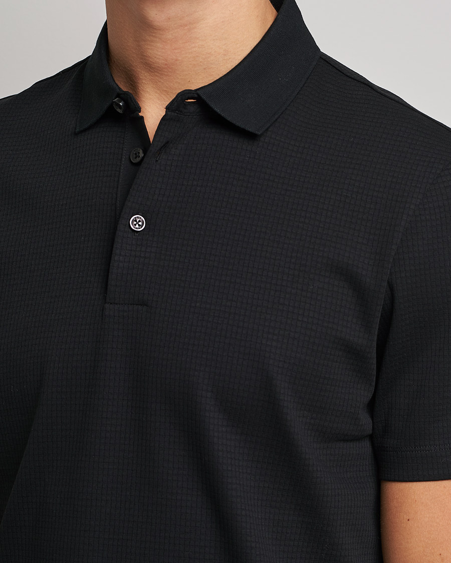Herre | Pikéer | BOSS BLACK | Pitton Waffle Polo Black