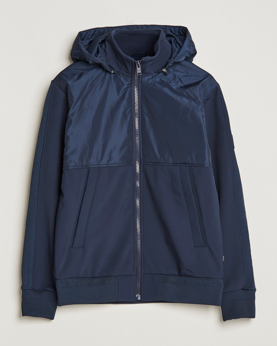 Herre | Jakker | BOSS BLACK | Seeger Hybrid Jacket Dark Blue