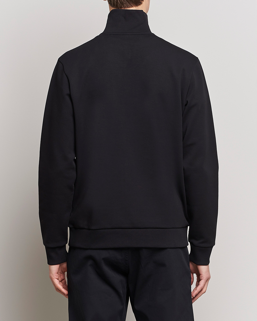 Herre | Gensere | BOSS GREEN | Center Logo Half Zip Black