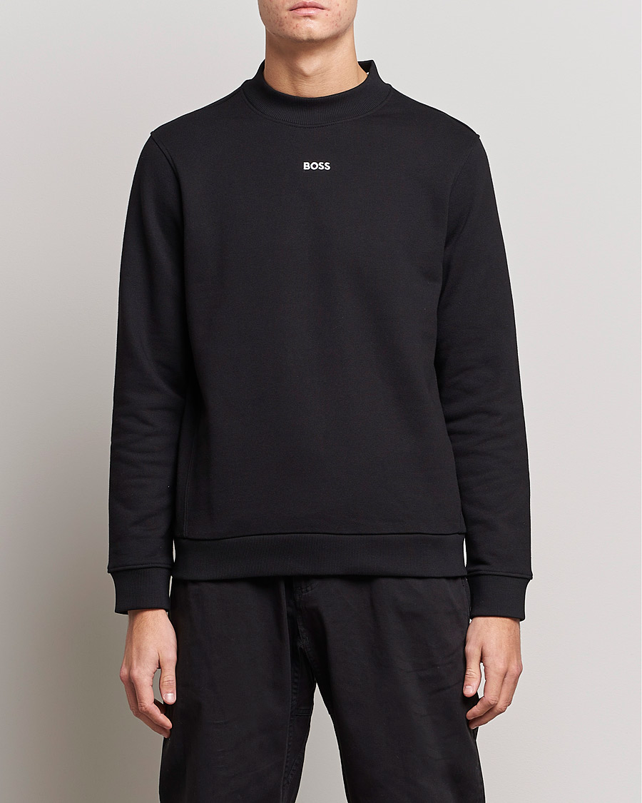 Herre |  | BOSS GREEN | Salbock Center Logo Sweatshirt Black