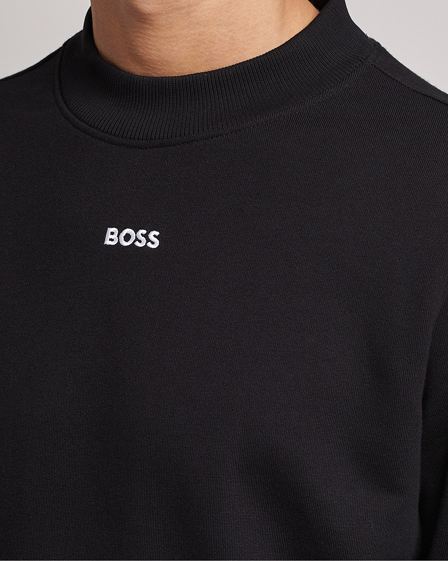 Herre | Gensere | BOSS GREEN | Salbock Center Logo Sweatshirt Black