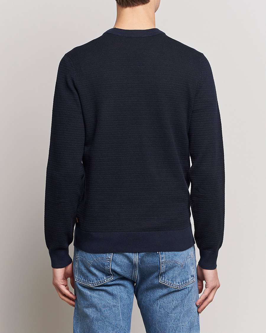 Herre | Gensere | BOSS ORANGE | Abovemo Knitted Sweater Dark Blue