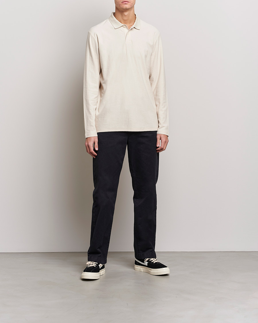 Herre | Gensere | BOSS ORANGE | Pecollege Knitted Polo Open White