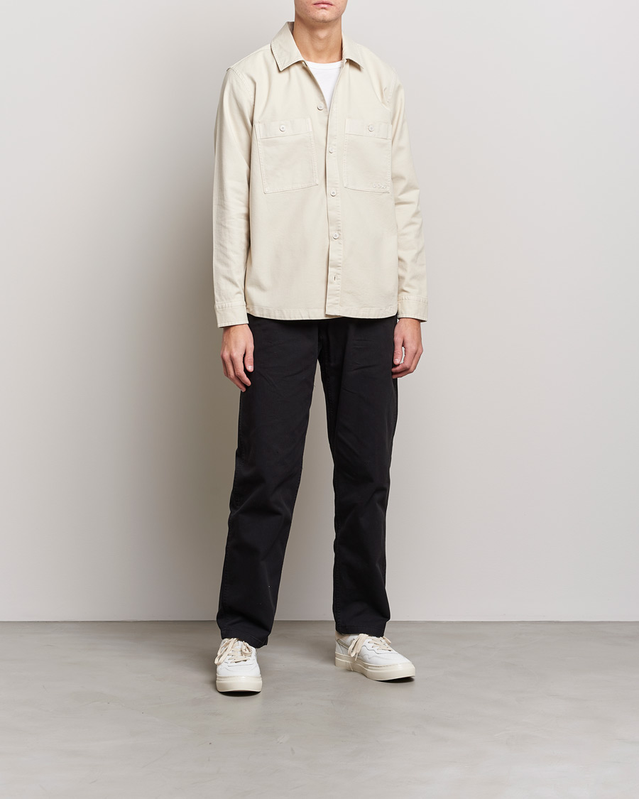 Herre | Overshirts | BOSS Casual | Locky Pocket Overshirt Open White