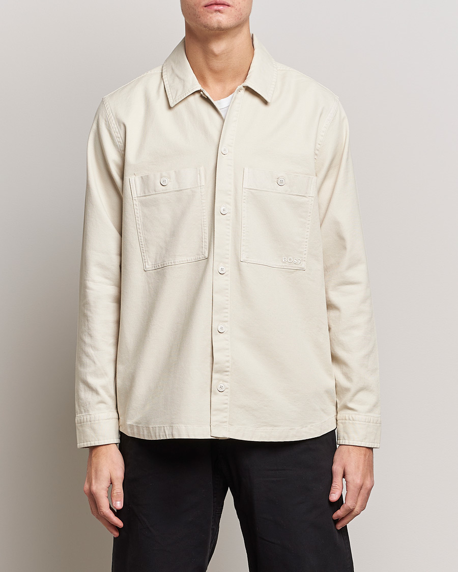 Herre |  | BOSS ORANGE | Locky Pocket Overshirt Open White