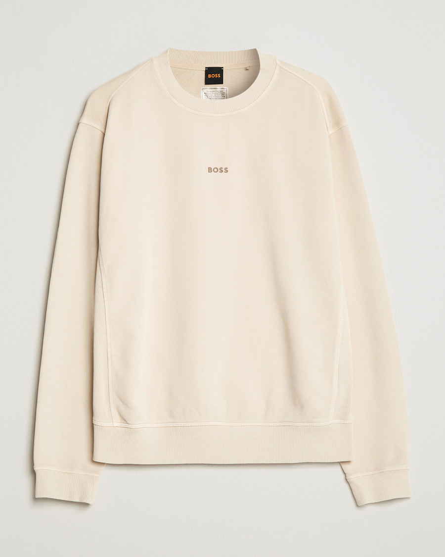 Herre | Gensere | BOSS ORANGE | Wefade Logo Sweatshirt Open White