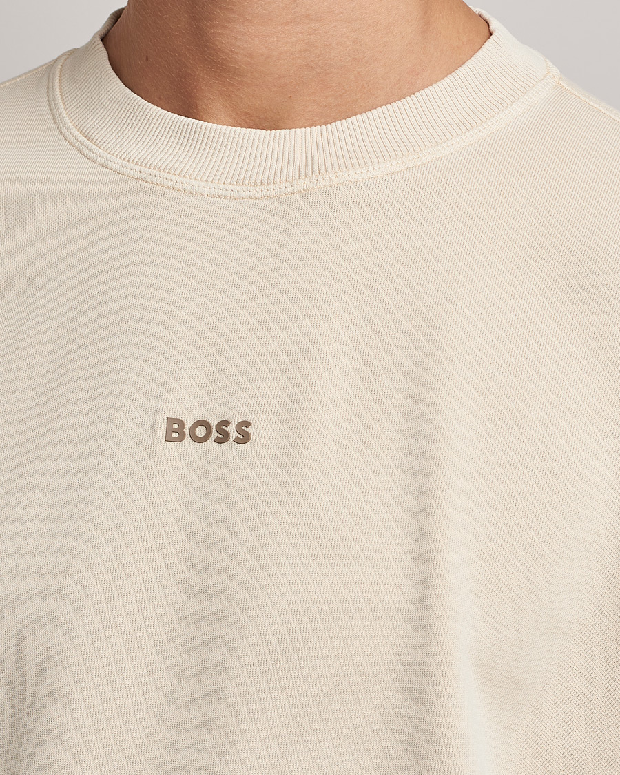 Herre | Gensere | BOSS Casual | Wefade Logo Sweatshirt Open White