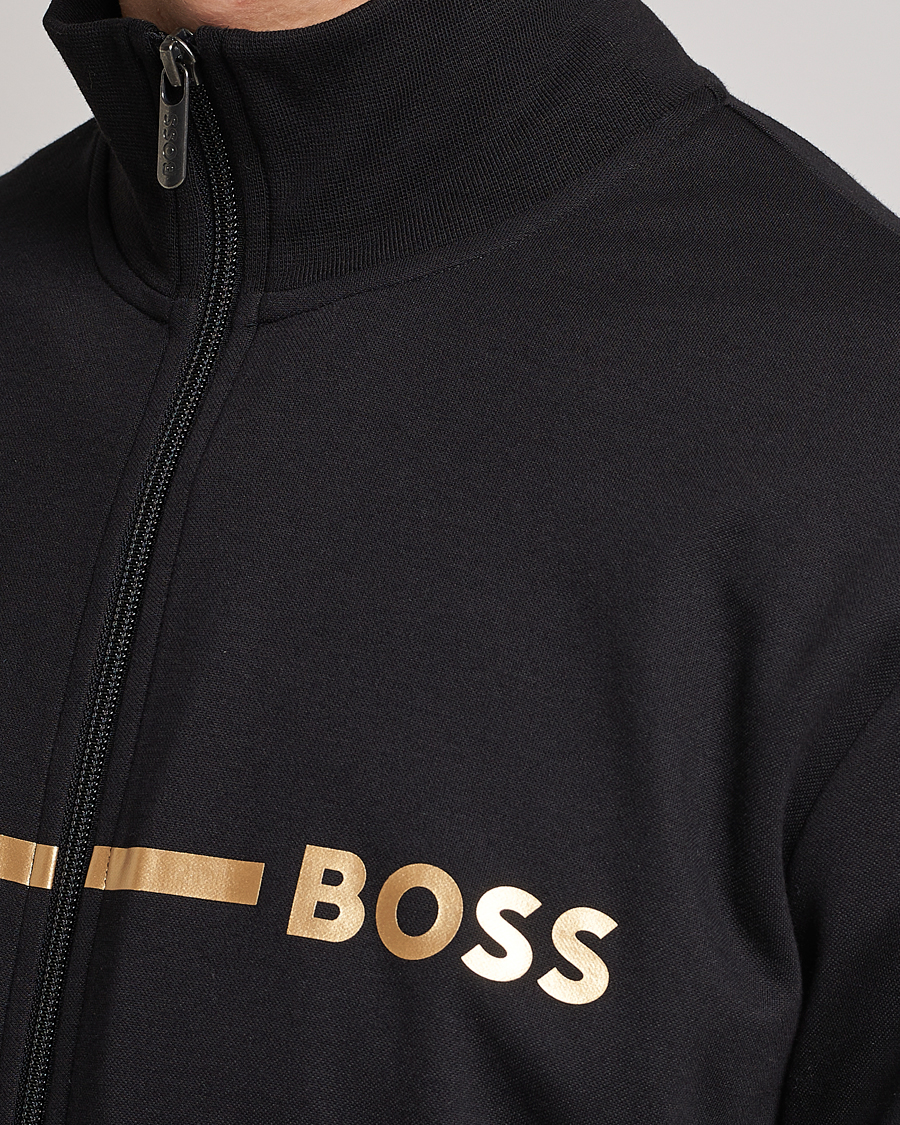 Herre | Gensere | BOSS BLACK | Tracksuit Jacket Black/Gold