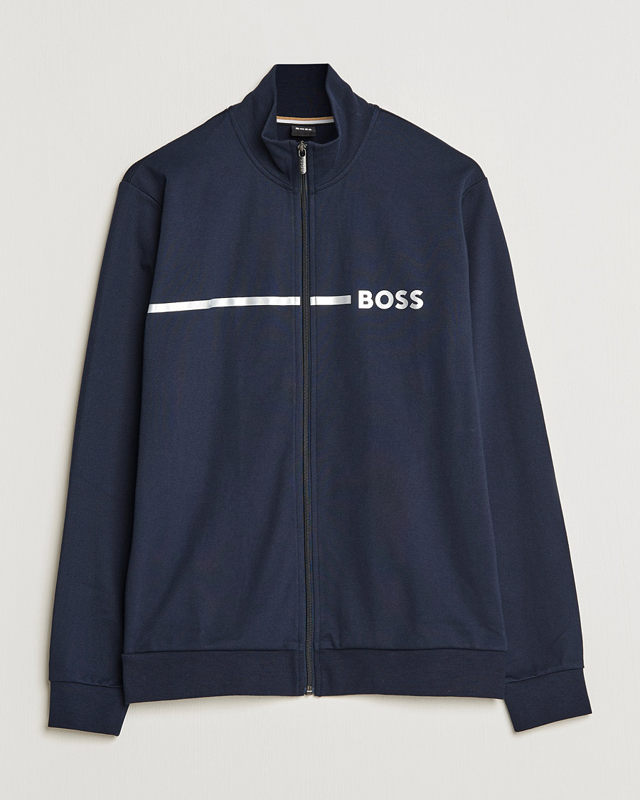 Herre | Gensere | BOSS BLACK | Tracksuit Jacket Dark Blue