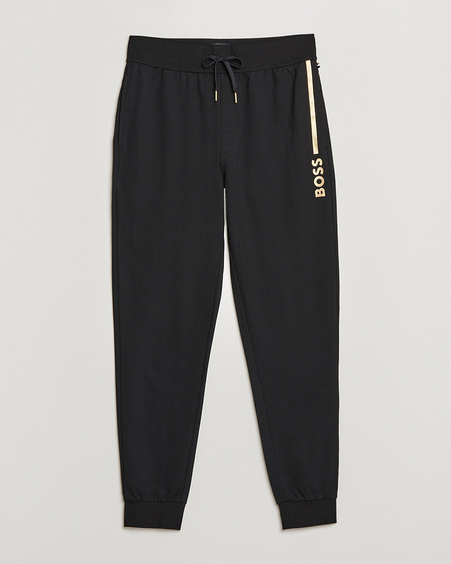 Herre | Bukser | BOSS BLACK | Tracksuit Sweatpants Black/Gold